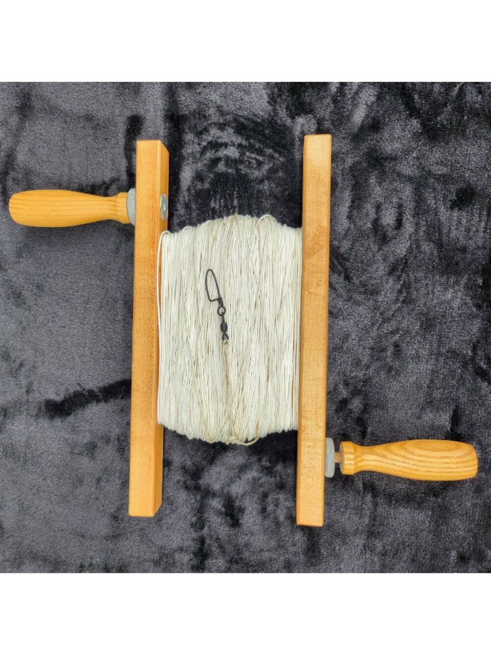 Windbreaker Kite Line Winder Spool Reel Wooden Adjustable Handles Rewinding